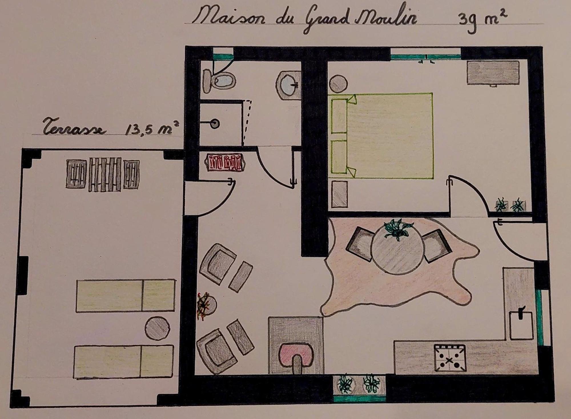 Maison Du Grand Moulin Saint-Aubin-en-Charollais Esterno foto